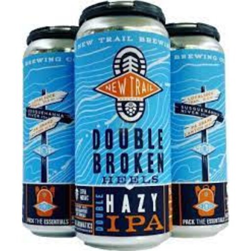 New Trail Double Broken Heels Hazy IPA Cans 16oz