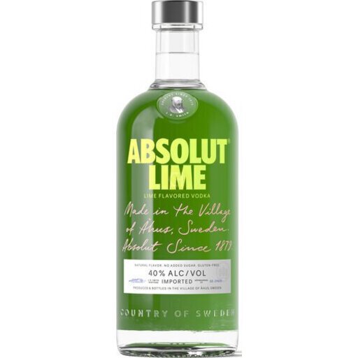 Absolut Vodka Absolut Lime Flavored Vodka (70cl)