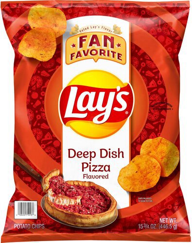 Lay's Potato Chips Deep Dish Pizza FLavored  