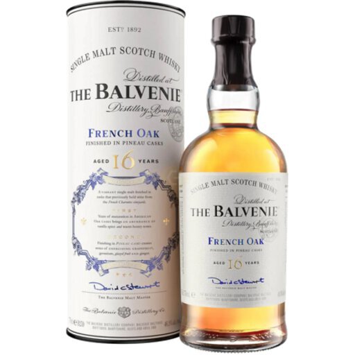 The Balvenie 16 Years Aged French Oak Finished In Pineau Casks Single Malt Scotch 750Ml