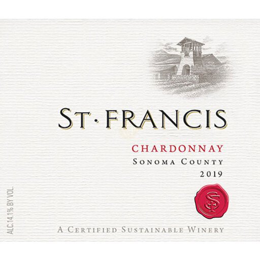 St Francis Green/Salmon/Cream Chardonnay