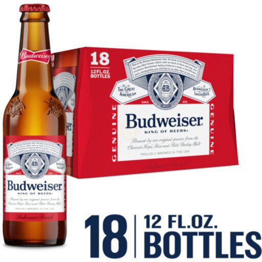 Budweiser Lager Beer 12oz