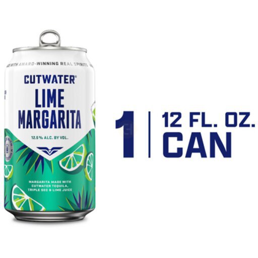 Cutwater Tequila Lime Margarita 12Oz