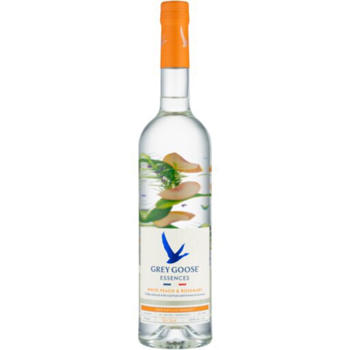 Grey Goose Grey/White/Peach Goose Essences And Rosemary Vodka With Natural Flavors (70cl)