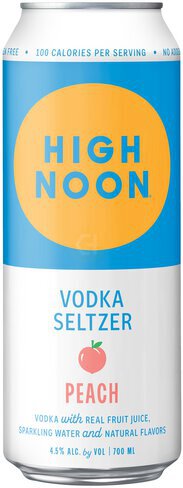 High Noon Peach Vodka Hard Seltzer