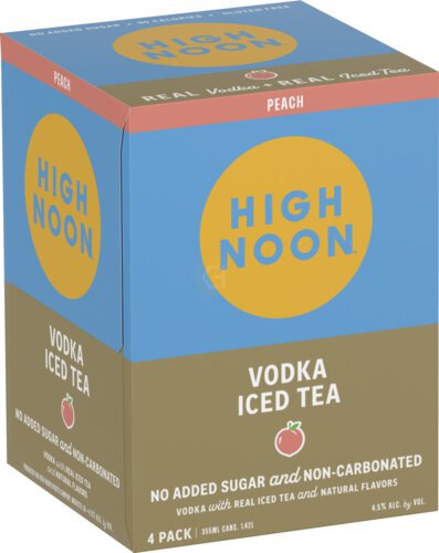 High Noon Peach Vodka Iced Tea