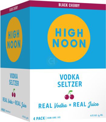 High Noon Black Cherry Vodka Hard Seltzer