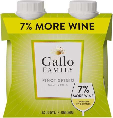 Gallo Family Vineyards Pinot Grigio Tetra