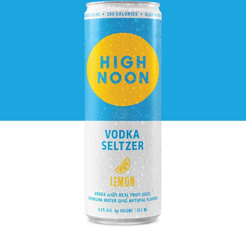 High Noon Lemon Vodka Hard Seltzer Single Serve