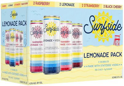 Surfside Lemonade Vodka Soda Variety Pack