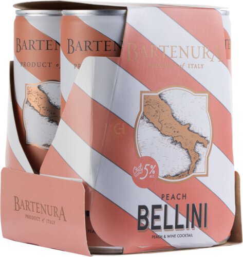 Bartenura Peach Bellini Cans