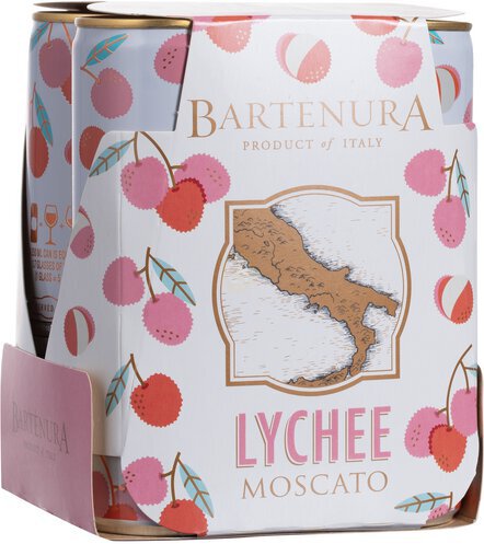 Bartenura Moscato & Lychee Cans