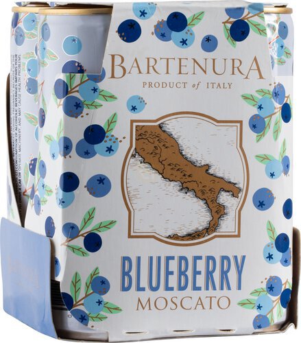 Bartenura Moscato & Blueberry Cans