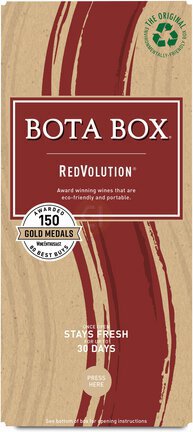 Bota Box RedVolution Red Wine, 3L (Equals 4 x 750mL Glass Bottles), 13.5% ABV