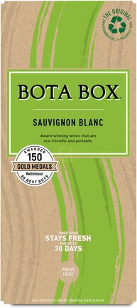 Bota Box Sauvignon Blanc White Wine, 3L (Equals 4 x 750mL Glass Bottles), 12.5% ABV