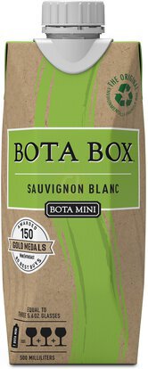 Bota Mini Sauvignon Blanc White Wine, 500ml (3 Glasses), 12.5% ABV