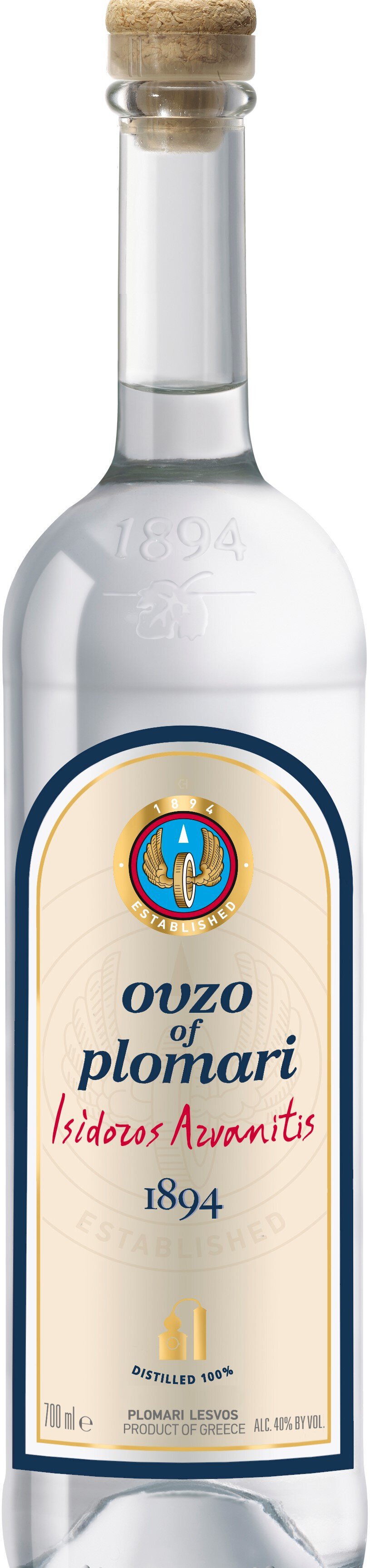 Isidoros Arvanitis Plomari Ouzo 700ML - 1-800 Liquors